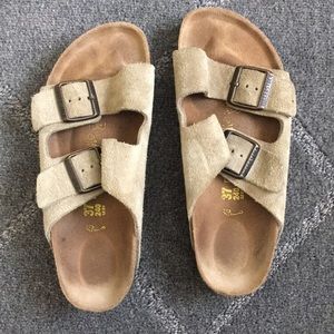 Birkenstock sandals suede